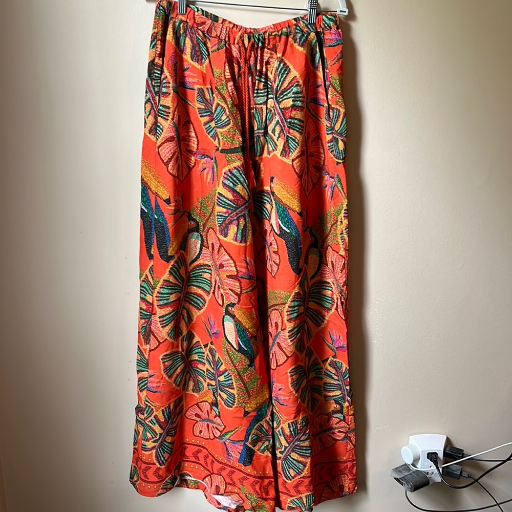 Anthropologie Farm rio wide leg pants. NWT